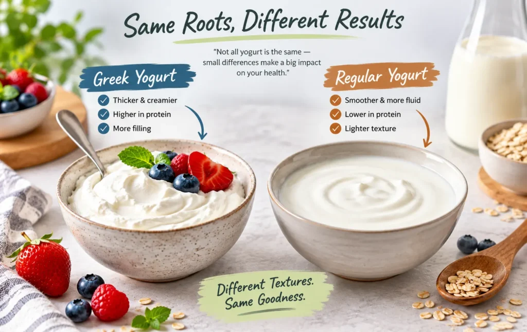 Greek Yogurt vs. Regular Yogurt
