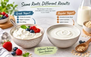 Greek Yogurt vs. Regular Yogurt